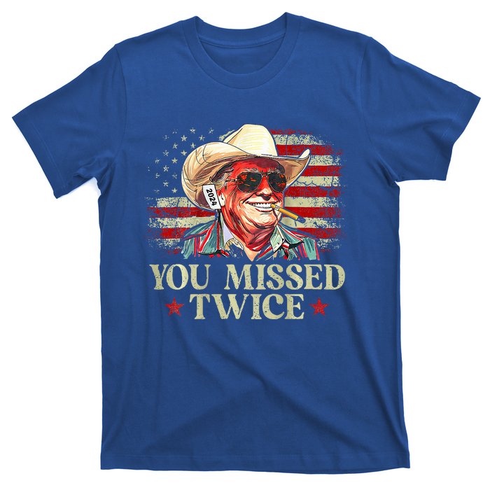 Trump Assassination Attempt You Missed Twice T-Shirt