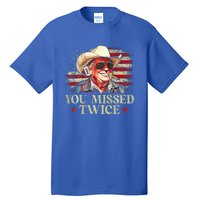 Trump Assassination Attempt You Missed Twice Tall T-Shirt