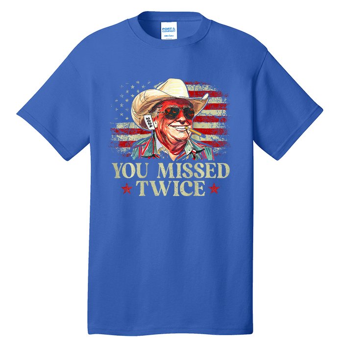 Trump Assassination Attempt You Missed Twice Tall T-Shirt