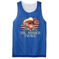 Trump Assassination Attempt You Missed Twice Mesh Reversible Basketball Jersey Tank