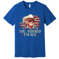 Trump Assassination Attempt You Missed Twice Premium T-Shirt