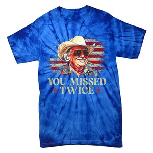 Trump Assassination Attempt You Missed Twice Tie-Dye T-Shirt