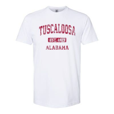 Tuscaloosa Alabama Al Vintage Athletic Sports Design Softstyle CVC T-Shirt