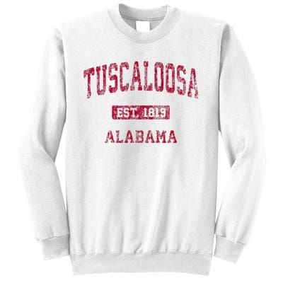 Tuscaloosa Alabama Al Vintage Athletic Sports Design Sweatshirt