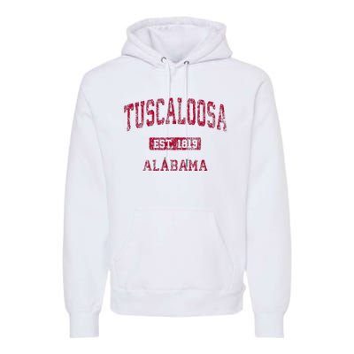 Tuscaloosa Alabama Al Vintage Athletic Sports Design Premium Hoodie