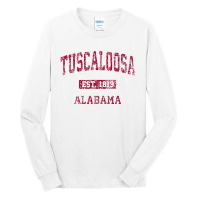 Tuscaloosa Alabama Al Vintage Athletic Sports Design Tall Long Sleeve T-Shirt