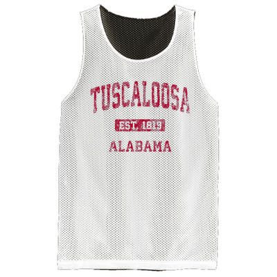 Tuscaloosa Alabama Al Vintage Athletic Sports Design Mesh Reversible Basketball Jersey Tank