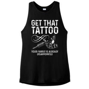 Tattoo Artist Art For Women Tattoo Lover Tattoo Artist Ladies PosiCharge Tri-Blend Wicking Tank