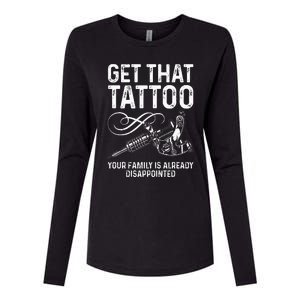 Tattoo Artist Art For Women Tattoo Lover Tattoo Artist Womens Cotton Relaxed Long Sleeve T-Shirt