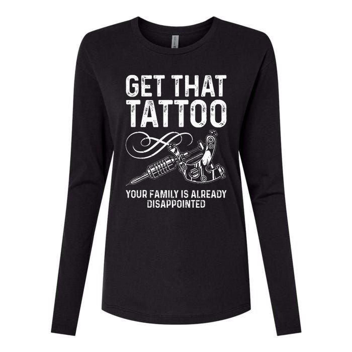 Tattoo Artist Art For Women Tattoo Lover Tattoo Artist Womens Cotton Relaxed Long Sleeve T-Shirt