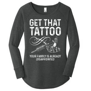 Tattoo Artist Art For Women Tattoo Lover Tattoo Artist Women's Perfect Tri Tunic Long Sleeve Shirt