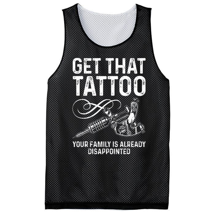 Tattoo Artist Art For Women Tattoo Lover Tattoo Artist Mesh Reversible Basketball Jersey Tank