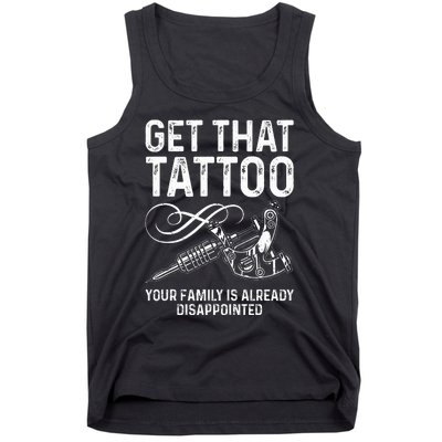 Tattoo Artist Art For Women Tattoo Lover Tattoo Artist Tank Top