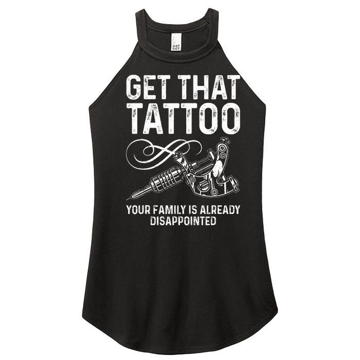 Tattoo Artist Art For Women Tattoo Lover Tattoo Artist Women's Perfect Tri Rocker Tank