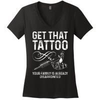 Tattoo Artist Art For Women Tattoo Lover Tattoo Artist Women's V-Neck T-Shirt