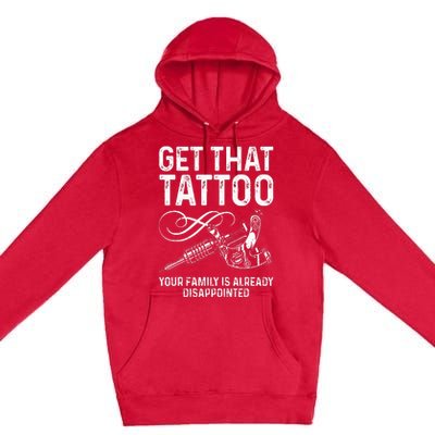 Tattoo Artist Art For Women Tattoo Lover Tattoo Artist Premium Pullover Hoodie