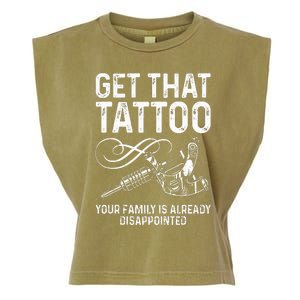 Tattoo Artist Art For Women Tattoo Lover Tattoo Artist Garment-Dyed Women's Muscle Tee