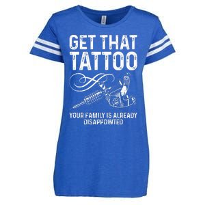 Tattoo Artist Art For Women Tattoo Lover Tattoo Artist Enza Ladies Jersey Football T-Shirt