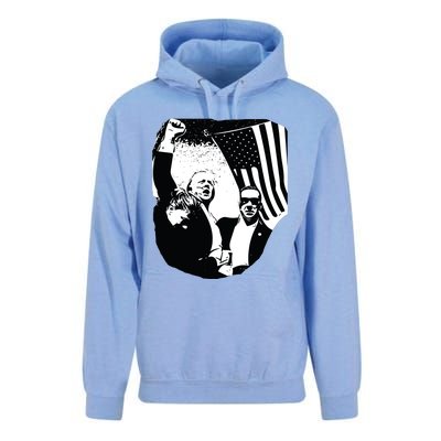 Trump Assassination Attempt Photo 2024 Unisex Surf Hoodie