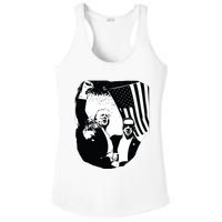 Trump Assassination Attempt Photo 2024 Ladies PosiCharge Competitor Racerback Tank