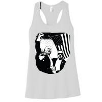 Trump Assassination Attempt Photo 2024 Women's Racerback Tank