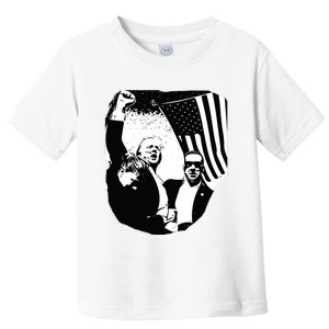 Trump Assassination Attempt Photo 2024 Toddler T-Shirt