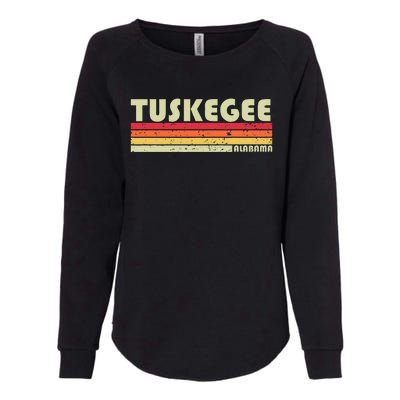 Tuskegee Al Alabama Funny City Home Roots Gift Retro 70s 80s Womens California Wash Sweatshirt