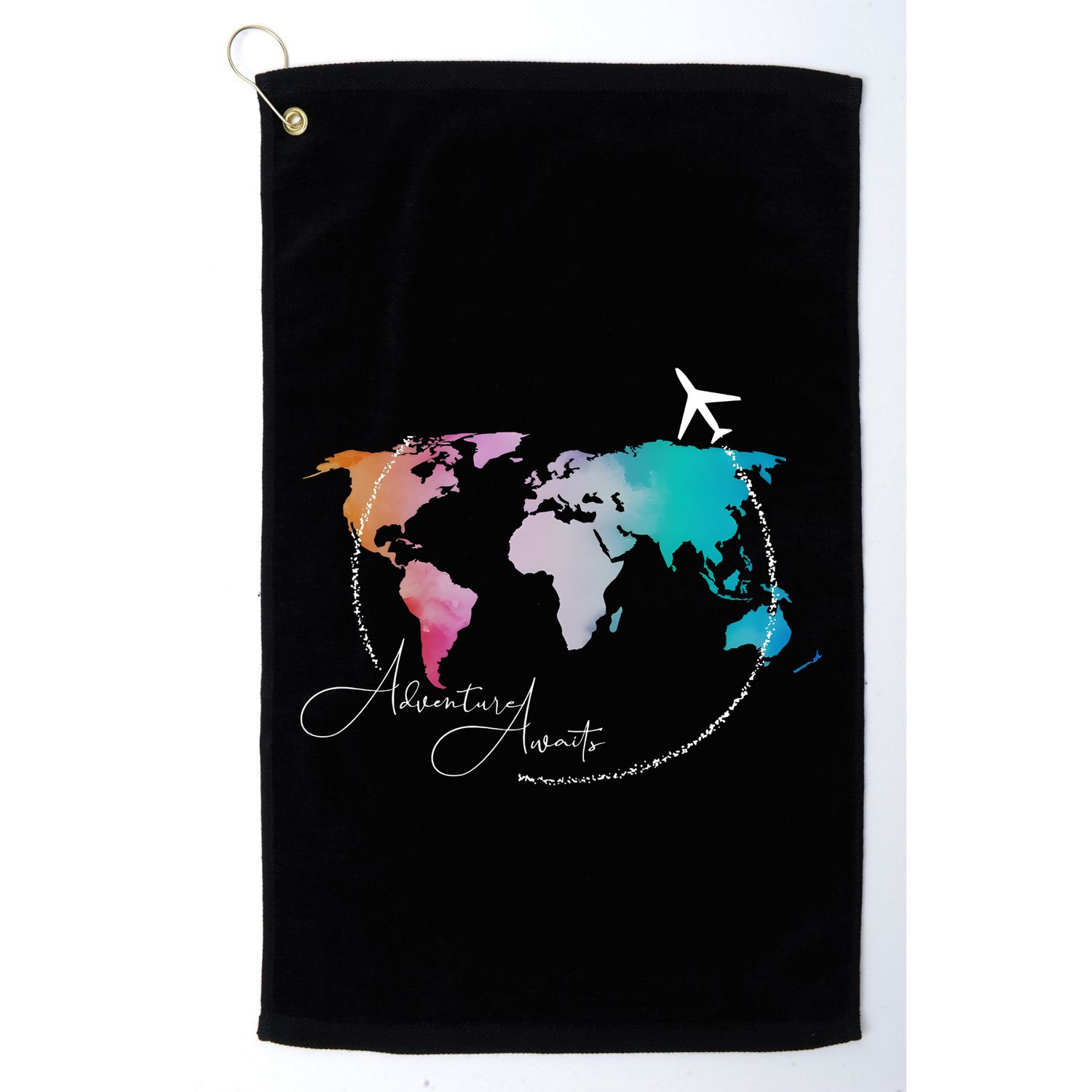 Traveler Adventure Artist Travel Lover Golf Towel