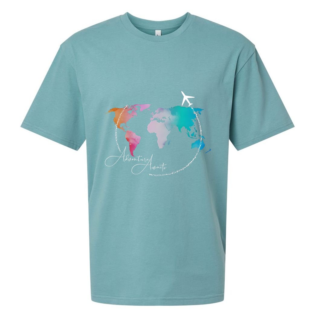 Traveler Adventure Artist Travel Lover Sueded Cloud Jersey T-Shirt