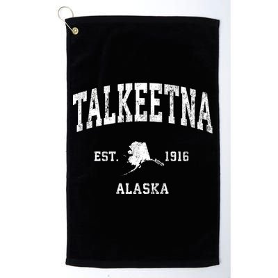 Talkeetna Alaska Ak Vintage Athletic Sports Golf Towel