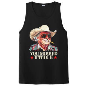 Trump Assassination Attempt Trump 2024 You Missed Twice Gift PosiCharge Competitor Tank