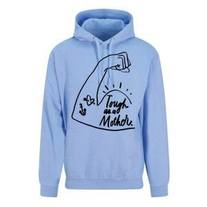 Tough As A Mother Cool Gift Funny Cute Sarcastic Mom Cool Gift Unisex Surf Hoodie