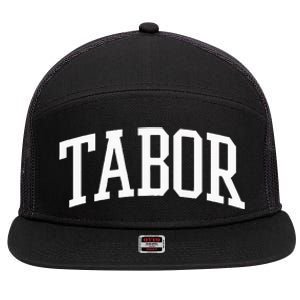 Tabor Athletic Arch College University @ Alumni 7 Panel Mesh Trucker Snapback Hat