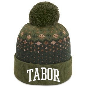 Tabor Athletic Arch College University @ Alumni The Baniff Cuffed Pom Beanie