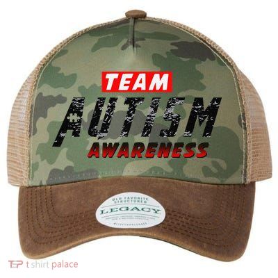 Team Autism Awareness Superhero Legacy Tie Dye Trucker Hat