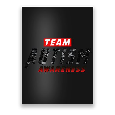 Team Autism Awareness Superhero Poster