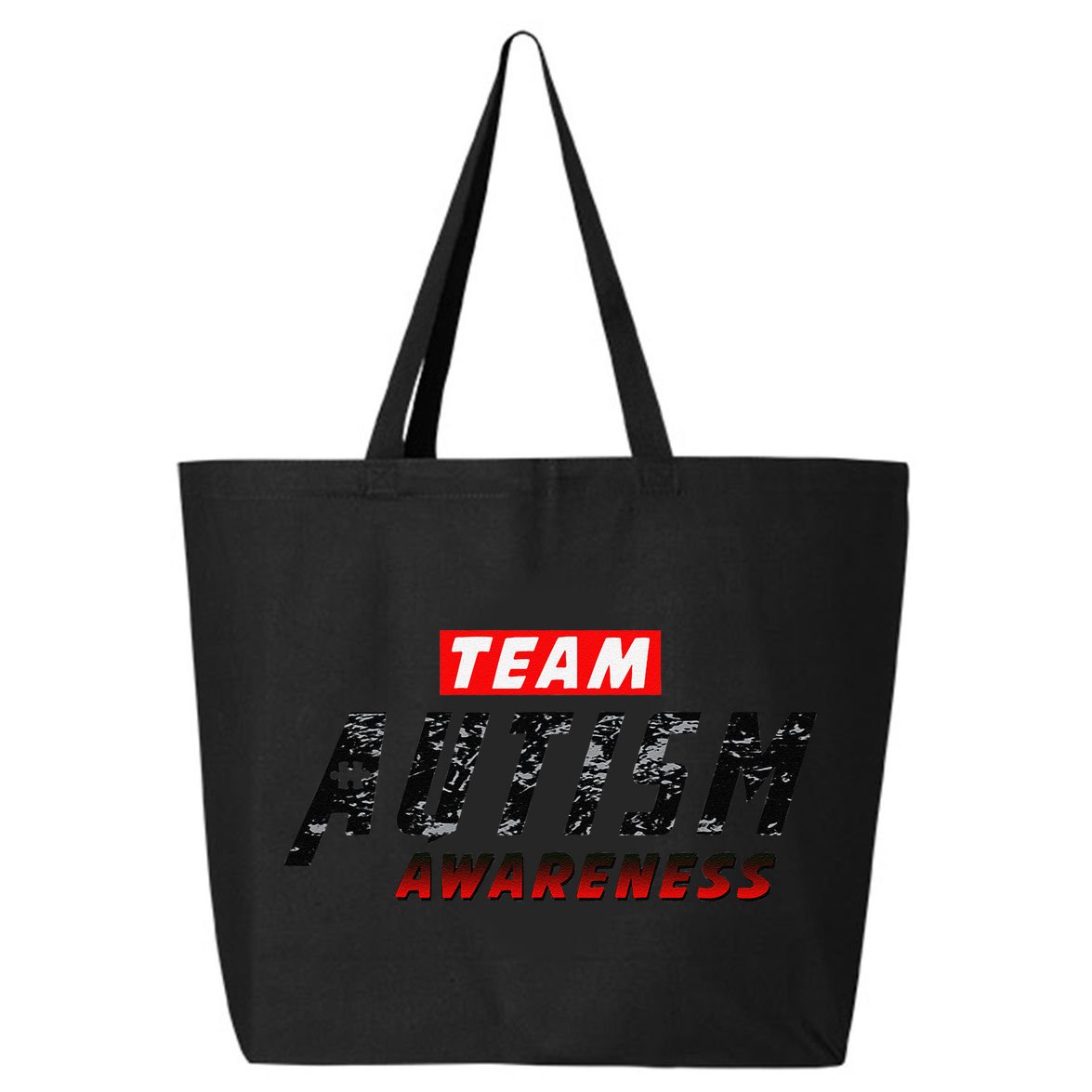 Team Autism Awareness Superhero 25L Jumbo Tote