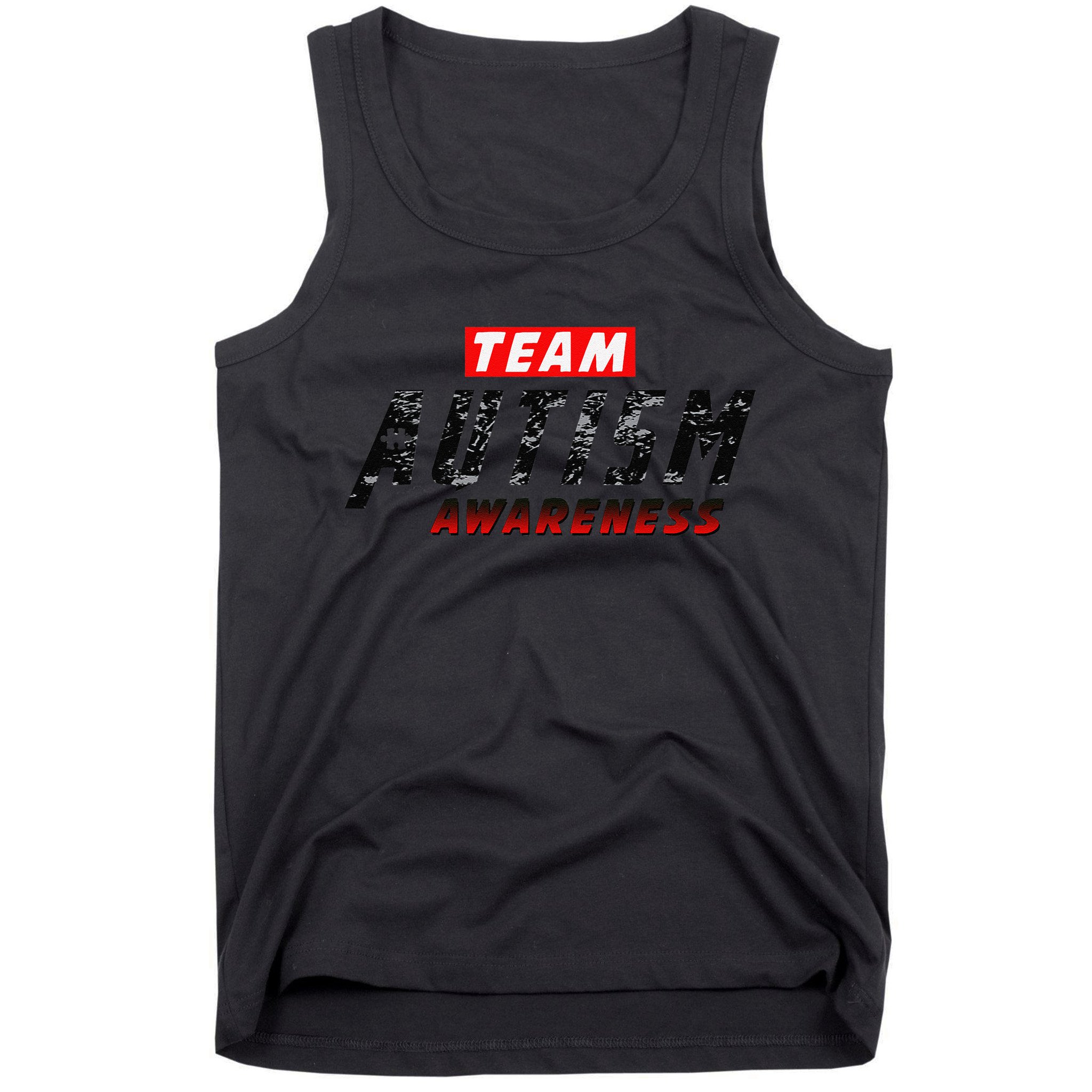 Team Autism Awareness Superhero Tank Top