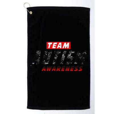 Team Autism Awareness Superhero Golf Towel