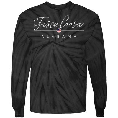 Tuscaloosa Alabama Al On Tuscaloosa Tie-Dye Long Sleeve Shirt