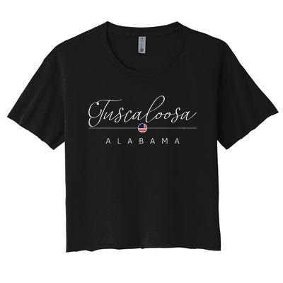 Tuscaloosa Alabama Al On Tuscaloosa Women's Crop Top Tee