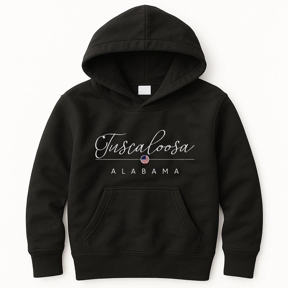 Tuscaloosa Alabama Al On Tuscaloosa Kids Hoodie