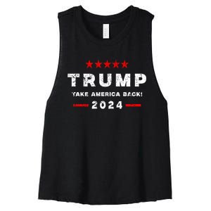 Trump Assassination Attempt You Missed Twice Women's Racerback Cropped Tank