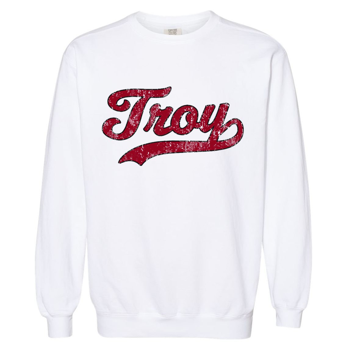 Troy Alabama Al Vintage Athletic Garment-Dyed Sweatshirt