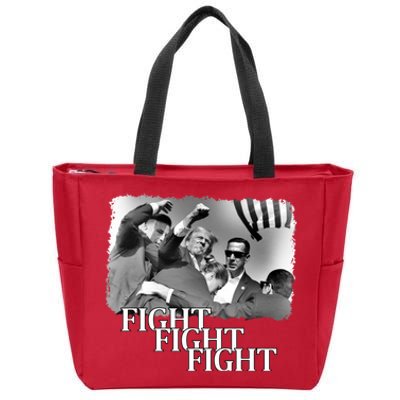 Trump Assassination Attempt Zip Tote Bag