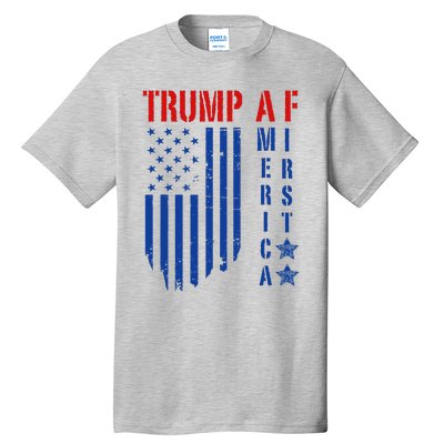 Trump Af America First Ultra Maga Design Tall T-Shirt