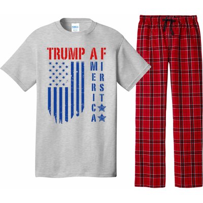 Trump Af America First Ultra Maga Design Pajama Set