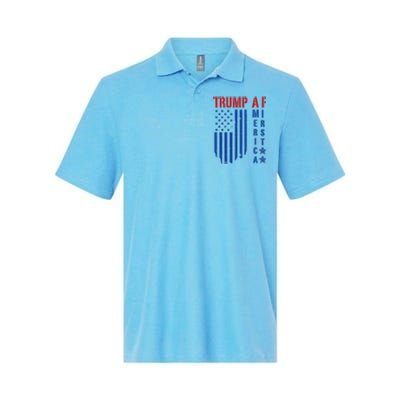 Trump Af America First Ultra Maga Design Softstyle Adult Sport Polo