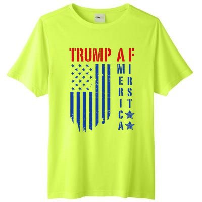 Trump Af America First Ultra Maga Design Tall Fusion ChromaSoft Performance T-Shirt