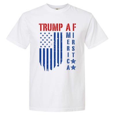 Trump Af America First Ultra Maga Design Garment-Dyed Heavyweight T-Shirt